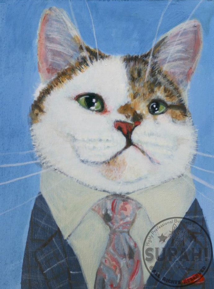 Bub Fuzzins, a Highly Professional Business Cat