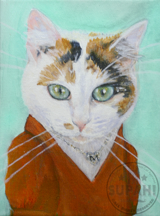 Meryl Calico Cat Portrait